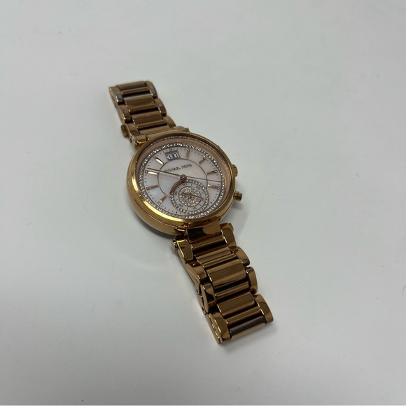 MICHAEL KORS ROSE GOLD CHAIN WATCH - Picture 2 of 10